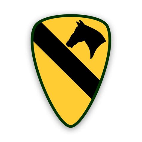 1st Cavalry Division Sticker Decal Self Adhesive Vinyl Weatherproof