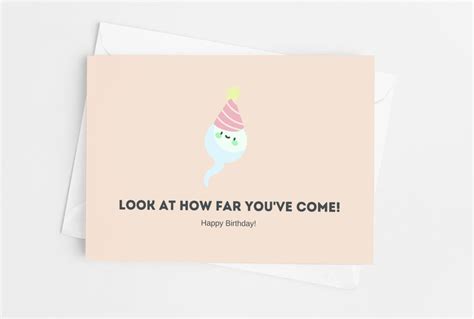 Funny Birthday Card - Etsy