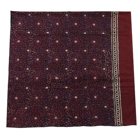 Block Printedhand Print Ajrak With Natural Dyes For Kids Buy Online