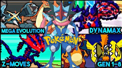 New Pokemon Gba Rom Hacks With Mega Evolution Dynamax Z Moves Gen 1