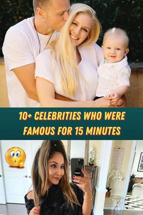 10 Celebrities Who Were Famous For 15 Minutes Celebrities Cute