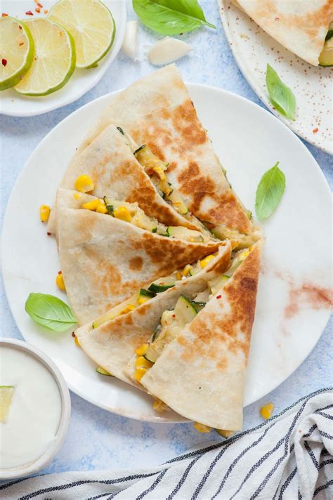 Zucchini Quesadilla Everyday Delicious