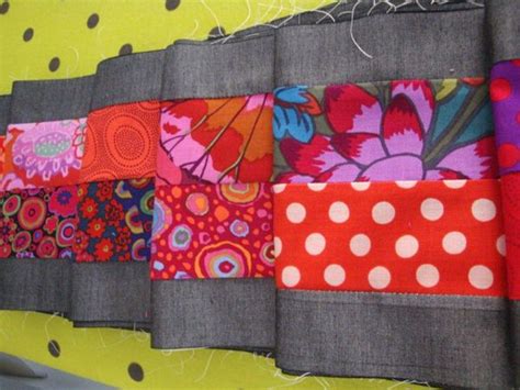 Mod Le Gratuit Patchwork Avec Un Jelly Roll Kaffe Fassett Au Fil D