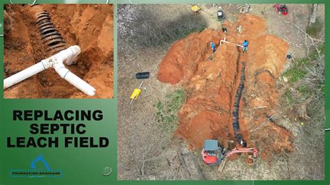 Repairing A Failed Leach Field By Replacing A Septic Field With Chambers Youtube