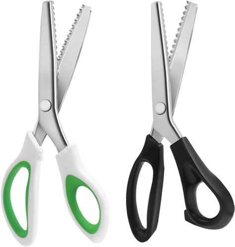 Amazon Pcs Pinking Shears Aifuda Zig Zag Scissors Mm Craft