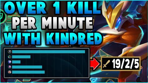 Insane Carry Dominate Solo Queue And Climb With Kindred 19 Kills In