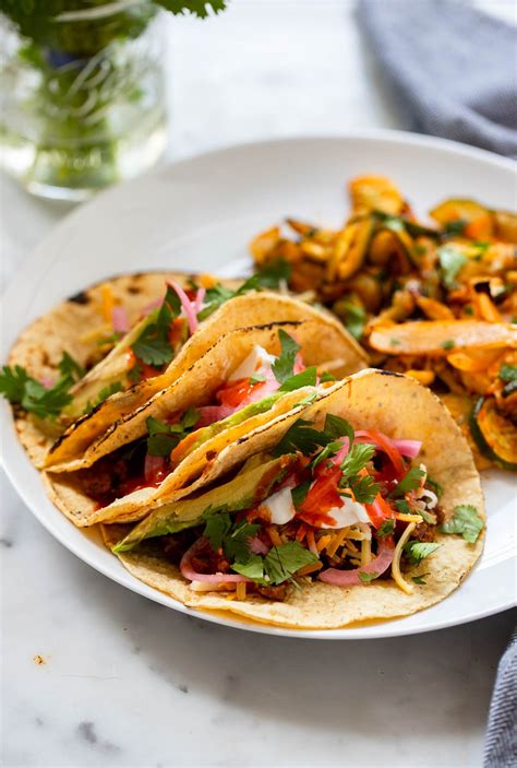 Easy Vegan Tacos With Seitan Dietitian Debbie Dishes