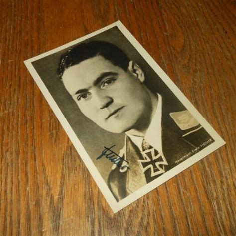 Ww German Waffen Ss Sturmbannfuhrer Eberhard Heder Signed Photo