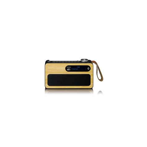 Lenco PDR 040 DAB Radio Bambus Sort Elgiganten Elgiganten