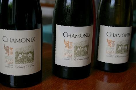 The wines of Chamonix, Franschhoek, South Africa