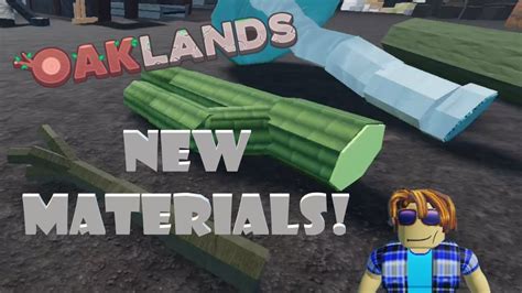 Roblox Oaklands New Materials Youtube