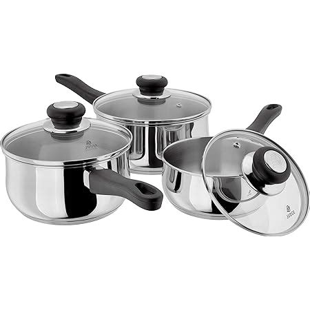 Judge Vista Jja A Stainless Steel Set Of Pans Piece Set Cm Cm