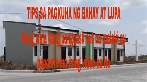 TIPS SA PAGKUHA NG BAHAY AT LUPA Kung Wala Kang Pangcash Out Na Malaki