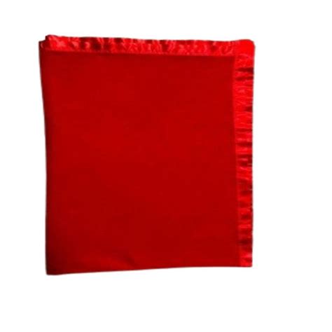 Plain Red Color Hospital Blankets Length: 90 at Best Price in Panipat ...