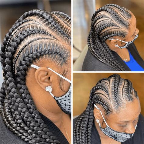 Feel Beautiful In These Stunning Stitch Braids Cornrows Coils And