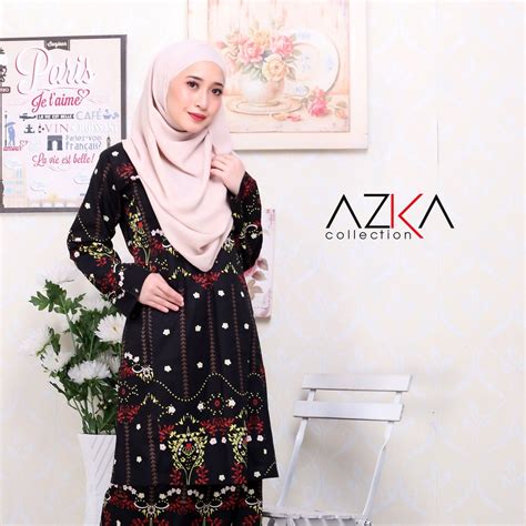 English Cotton By Azka Collection BIG SALE Kurung Pahang Shopee