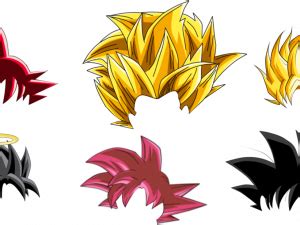 Goku Hair Super Saiyan Transformation Dragon Ball Z HD PNG | PNG All