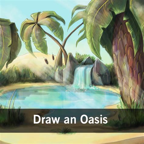 Paint a Desert Oasis with PicsArt for our Drawing Challenge - Picsart Blog