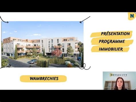 PRÉSENTATION PROGRAMME IMMOBILIER NEUF À WAMBRECHIES YouTube