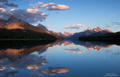 Maligne Lake : Jasper National Park, Alberta, Canada : Landscape mountain and desert photography