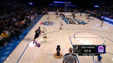 Nba All Star Taco Bells Skills Course Tony Parker Final Round