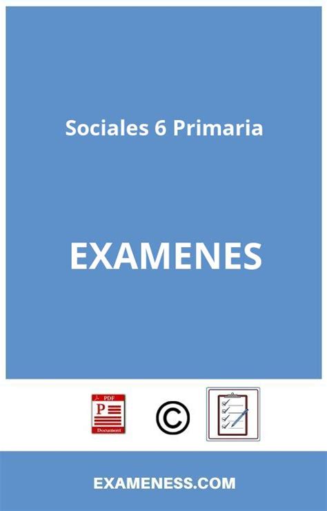 Examen De Sociales 6 Primaria 2024