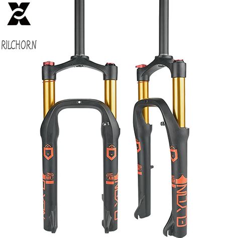 Rilchorn Mtb Bicycle Fork Inch Mountain Snow Bike Fat Fork Oil