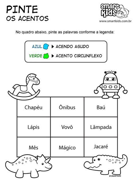 Acentuação | Acentuação, Acento Agudo, Atividades | Acentuação ...