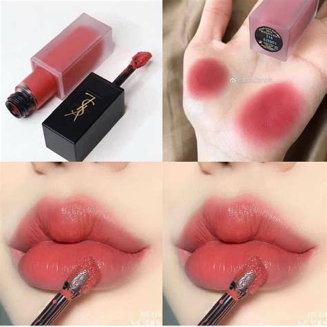 CHÍNH HÃNG SON KEM YSL NUDE EMBLEM HỒNG ĐẤT Shopee Việt Nam