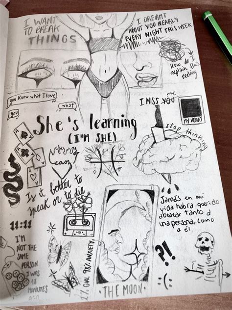 Pin By ☾ On Inspo ༺ ˎˊ Doodle Art Designs Book Drawing Sketch Book