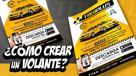 Cómo Crear Volante O Flyer De Publicidad En Photoshop Youtube