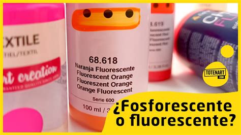 Fluorescente O Fosforescente Diferencias Totenart Youtube