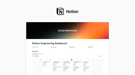 notion engineering dashboard notionland template gallery