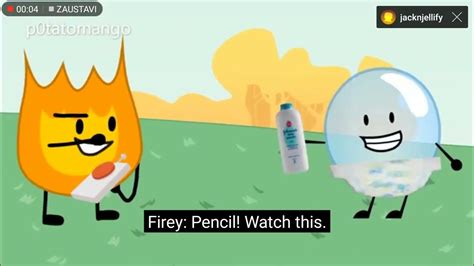 Bfdi Firey Kill Baby Bubble Youtube