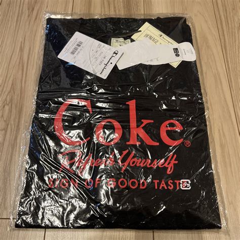 Yahooオークション Champion チャンピオン コカ・コーラ Coke Tシャ