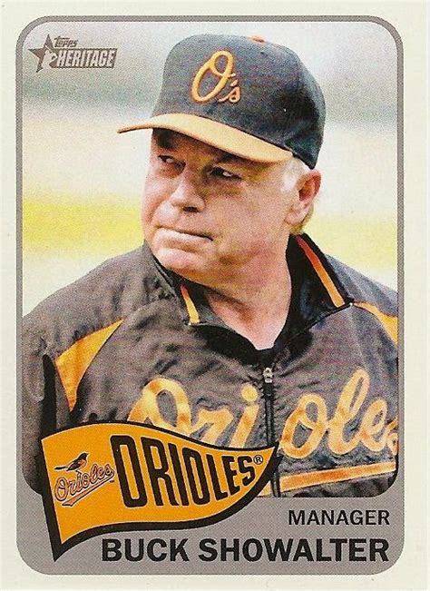 Orioles Card "O" the Day: Buck Showalter, 2014 Topps Heritage #323