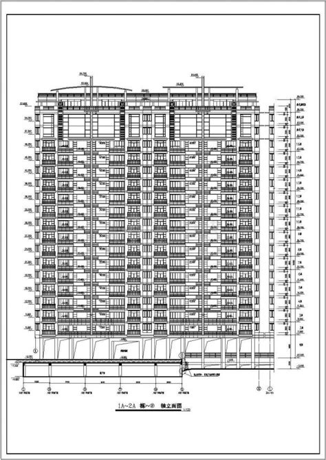 【苏州】某地多层农村小区住宅楼全套建筑施工设计cad图纸住宅小区土木在线