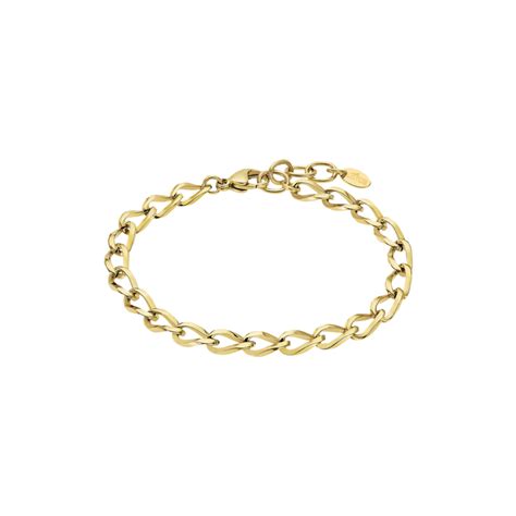 Bracciale Unisex A Catena In Acciaio Dorato Lotus Style LS2232 2 2