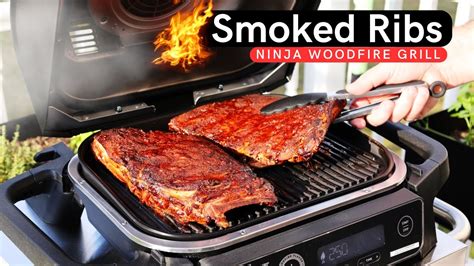 Ninja Woodfire Grill Smoked Ribs Our First Cook On The Ninja Smoker