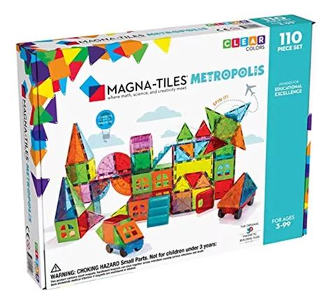 Magna Tiles Metropolis Set Los Azulejos De Construcci N Mag Env O Gratis