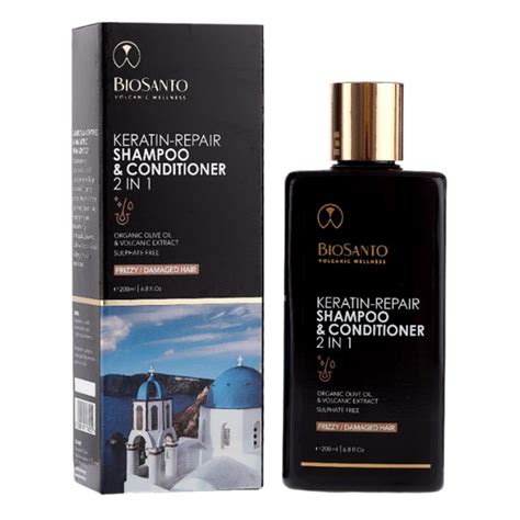 Biosanto Keratin Repair Shampoo Conditioner In