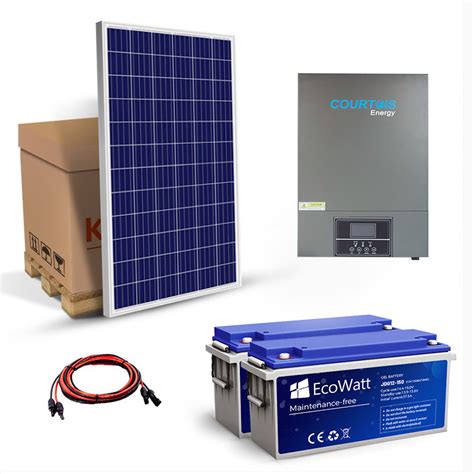 Kit Solaire 3750w Autonome VM III 3KW 24V 230V Stockage 7200wh AP5