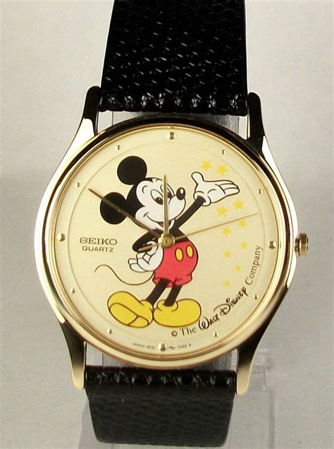 Brand New Disney Seiko Mens Mickey Mouse Watch Out Of Production Htf