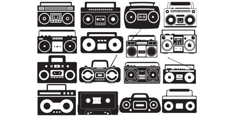 Boombox Svg Vector Design Masterbundles