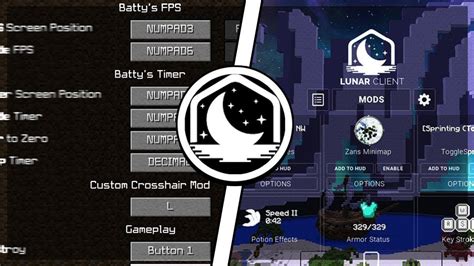 Minecraft Lunar Client Fps Boost Mods And Settings Youtube