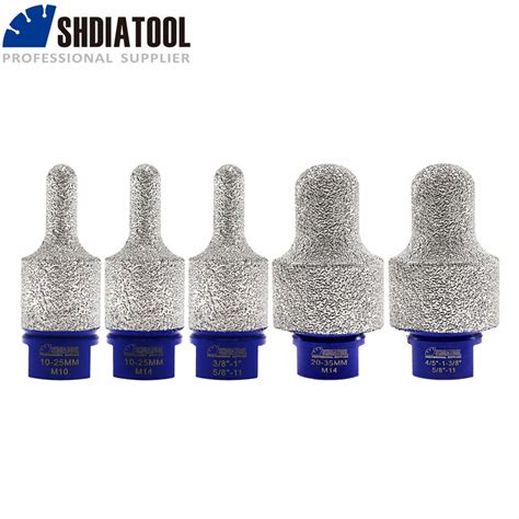 Shdiatool Diamond 5 8 11 Thread 20 35mm Vacuum Brazed Milling Bits