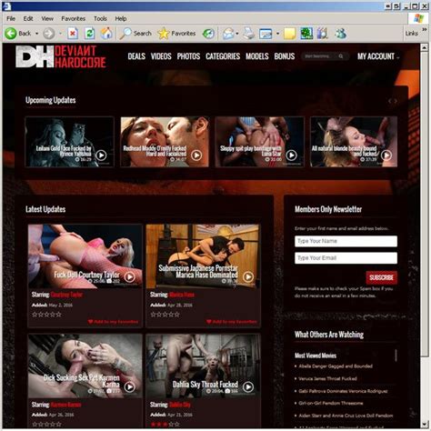 FreeOnes Gives Porn Site Deviant Hardcore An Overall Review Rating Of 8