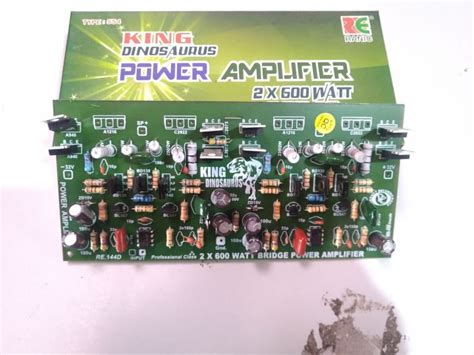 Kit Driver Power Amplifier BTL Bridge 2X600 Watt Mono Lazada Indonesia