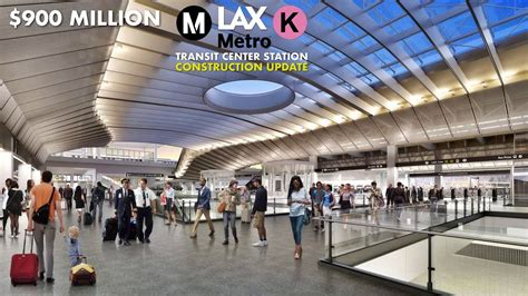 LAX Metro Transit Center Station CONRAC Construction Update YouTube