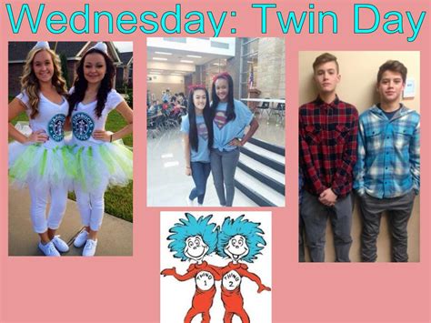 Twin Day At School